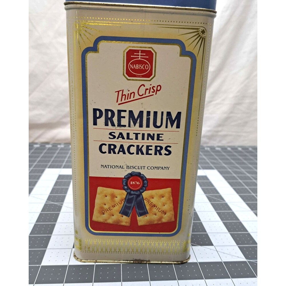 Vintage 1993 Nabisco Collectors Choice Thin Crisp Premium Saltine‎ Cracker Tin